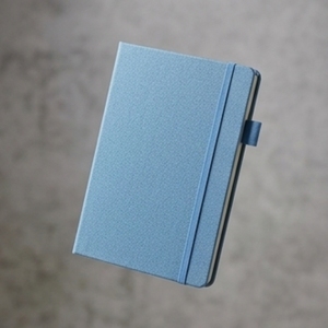 A5 Linen Texture Canvas Velvet Cover Premium Embossed Foil Notebook Multicolor Daily Journal for Office <b>Work</b> with Custom Logo - Product Image 3