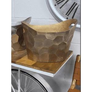 Seau à glace design moderne, fait main, en métal, pour refroidir bière et vin, pour fêtes et événements personnalisés, capacité 3 litres. - Product Image 5