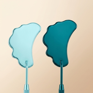 Meilleur miroir à cils en forme de nuage, miroir ergonomique pour cils, verre cristallin, outil d'extension de cils avec poignée antidérapante moletée - Product Image 1