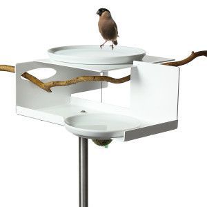 Mangeoire décorative pour oiseaux, accessoire de jardin, nichoir en fer, mangeoire suspendue, cage décorative pour oiseaux d'extérieur - Product Image 2