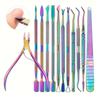 Professionelles Maniküre- und Pediküre-Set aus Edelstahl zum Fabrikpreis Scharfe Nagelfeile Nagelhautschieber Salonqualität-Kit