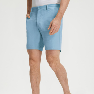 Shorts de golf décontractés pour hommes, taille élastique, logo personnalisé, séchage rapide, respirant, anti-humidité, entraînement, couleur unie, shorts de golf pour hommes - Product Image 4