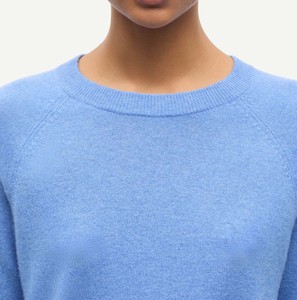 Elegant Women's Knitted Sweater Soft Crew Neck Slim Fit Pullover Sophisticated Solid Color Ladies <b>Winter</b> <b>Jumper</b> Button - Product Image 4