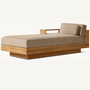 Les meilleurs meubles de jardin en teck, un choix de design moderne pour une utilisation en extérieur dans les jardins de villas ou près de la piscine. - Product Image 3