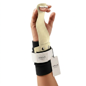 Agarraderas de Barra Asimétricas de Cuero de Alta Calidad, Accesorio Profesional para Entrenamiento Deportivo, Antideslizantes, Ajustables, Unisex, Premium, Ofrecen Comodidad - Product Image 4