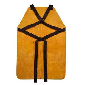 Nuevo delantal de trabajo sin mangas de cuero de la mejor calidad, resistente al calor y las llamas, con logotipo personalizado, ropa de seguridad al por mayor. - Product Image 2
