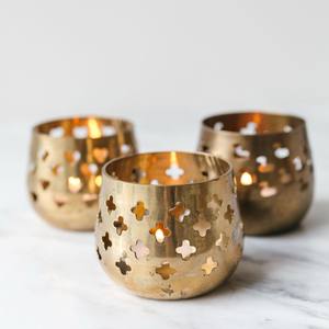 Portavelas de metal grabado vintage, decorativo y de lujo, para aromaterapia en el hogar, decoración del hogar y hoteles. - Product Image 3