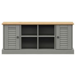 Scarpiera "x 13.8" x 17.7 "panca scarpe in legno massello 41.7 legno grigio VIGO - Product Image 4