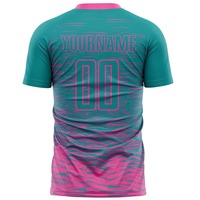 Jersey Sepak Bola/Soccer Dewasa Custom Grosir Lengan Pendek 100% Poliester Ringan Bernapas Set Tim Sialkot Pakistan