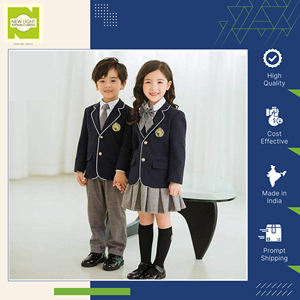 Blazer Escolar de Lana Personalizado Unisex para Adultos y Niños, Ropa Formal de Otoño e Invierno para Instituciones Educativas - Product Image 4