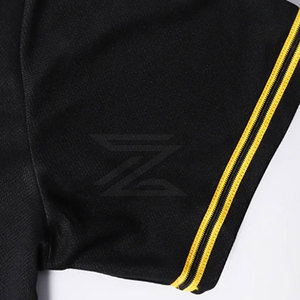 Maillot de baseball personnalisé de haute qualité, 100 % polyester, pour équipe, grande taille, manches courtes, en vente - Product Image 3