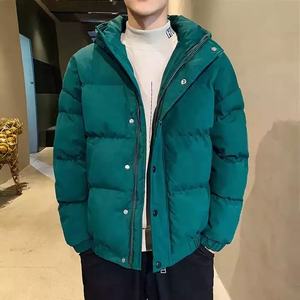 Logo coupe-vent respirant personnalisé de haute qualité, vente en gros de veste d'hiver en polyester noir pour hommes - Product Image 4