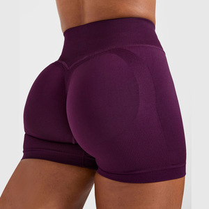 Shorts d'été sans couture taille haute pour femme, effet push-up fessier, pour l'entraînement, la course, le fitness et le yoga - Product Image 2