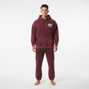 Conjunto de Sudadera con Capucha y Pantalones Deportivos Oversize para Hombre, Estilo Casual con Bolsillo Canguro y Cordón Ajustable - Product Image 5