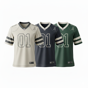 Ropa Deportiva Personalizada, Jersey de Fútbol Americano |   100% Poliéster |   Secado Rápido que Absorbe la Humedad |   MOQ bajo |   Precio de Fábrica |   Personalizado - Product Image 4