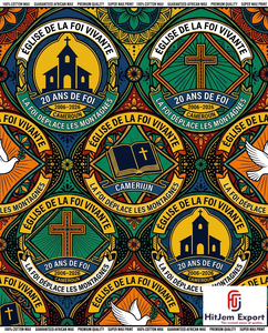 Premium African Wax Print Fabric Manufacturer Custom Church Celebration Anniversary Uniform Textile Supplier - Product Image 6