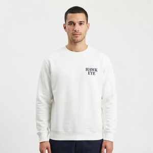 Sweat-shirts pour hommes en coton lourd, impression et broderie personnalisées, sweat-shirt à col rond, sweat-shirt classique - Product Image 5