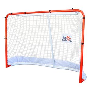 DOUBLE FISH Premium Steel Street Hockey <b>Goal</b> Set 72"x48" Durable Portable Reinforced <b>Net</b> for Indoor/Outdoor Training Equipment - Product Image 1