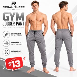 Pantalon de jogging pour homme avec cordon de serrage à la taille, bas resserré, imprimé lettres, pour la gym, l'entraînement et le sport - Product Image 1