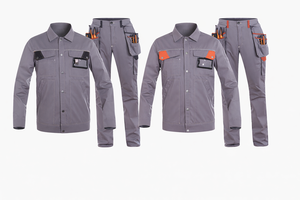 Custom Industrial <b>Worker</b> Uniforms Breathable Safety Work <b>Clothes</b> Mechanic Coverall Overalls Workwear - Product Image 2