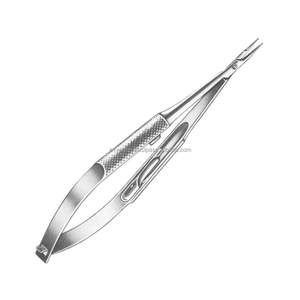 Portaagujas rectos A-1 VERITAS de 12 cm para microagujas, instrumentos quirúrgicos de sutura - Juego de instrumentos manuales reutilizables - Product Image 2