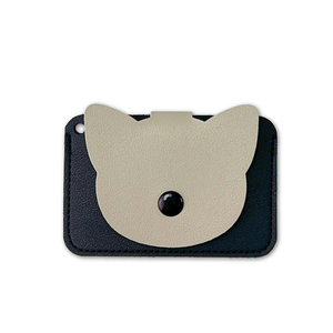Porte-cartes en cuir PU de haute qualité en gros avec cordon - Product Image 2