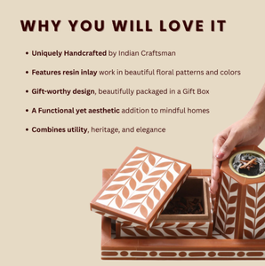 Ensemble de brûleurs d'encens en bois de la meilleure qualité avec plateau, incrustation artisanale en nacre et résine, porte-encens, artisanat, exportation mondiale - Product Image 3