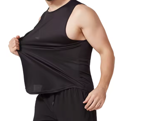 <b>Racer</b> Back Quick Dry Anti-shrink Casual 100% Polyester O-Neck Gym Fitness Sport Sleeveless Tank <b>Tops</b> Men's Basketball Running - Product Image 1