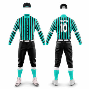 Ensemble complet de tenues de baseball personnalisées OEM/ODM pour l'entraînement et les matchs, uniformes d'équipe avec nom et numéros, kits de softball pour joueurs - Product Image 4