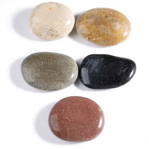Pierres de rivière gravées inspirantes, pierres de cristal ovales polies, dignité, amour, courage, foi, paix, anti-anxiété, décoration - Product Image 2