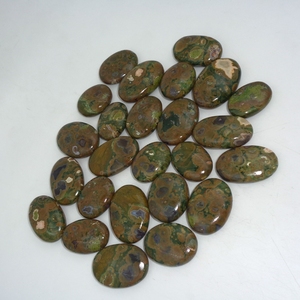 Pierre de poche en rhylite naturelle, rhylite de forêt tropicale, cristal poli pour la guérison, pierre de méditation pour le Reiki, décoration, vente en gros - Product Image 3