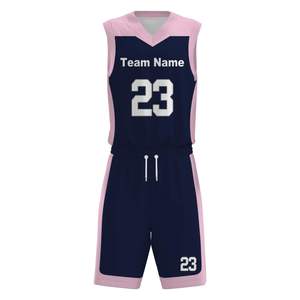 Tenue de Basketball Personnalisée sur Mesure pour Équipe - Ensemble Maillot Col V en Mesh - Vêtements de Sport Respirants et de Haute Qualité à Séchage Rapide Unisexe Adultes - Product Image 2