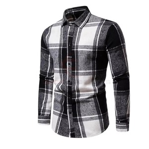 Chemise à manches longues coupe classique pour homme, chemise décontractée moderne à manches longues pour homme, chemise de bureau confortable à manches longues pour homme - Product Image 2