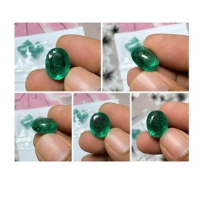 Piedra Preciosa Suelta de Zambia 100% Natural, Forma Ovalada, 6.70 Quilates, Calidad Premium, Color Verde, para Joyería - Product Image 1