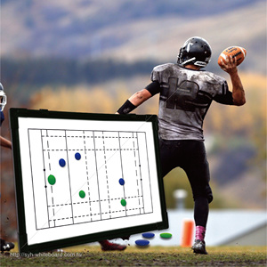 SYH Professional Writable <b>Magnetic</b> Football Tactic Whiteboard Plastic/Aluminum <b>Frame</b> Double-Sided Design Sports Field Use - Product Image 6
