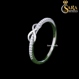 Anillo de Diamantes en Oferta, Plata de Ley 925, Anillo de Compromiso para Mujer, Estilo Clásico, Disponible para la Venta - Product Image 5