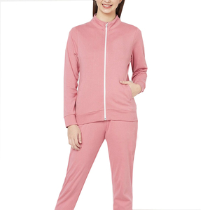 Nouvel ensemble de survêtement élégant pour femme, personnalisable avec logo, deux pièces, coupe oversize, vente en gros à prix abordable - Product Image 1