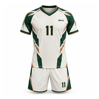 Ensembles d'uniformes de football sublimés, designs personnalisés, matière légère et confortable, ensembles de maillots et shorts de football