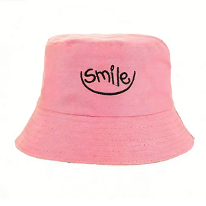 Sombrero de Pescador Personalizado con Logotipo Bordado, de Poliéster/Algodón, Transpirable, para Uso Diario, Protección Solar, Color Sólido, Unisex - Product Image 1
