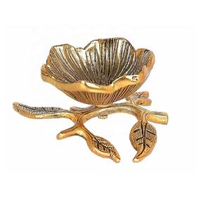 Bol à chocolat rond décoratif en aluminium poli plaqué or pour hôtel, restaurant, ustensiles de cuisine - Product Image 2