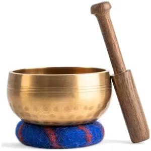Bol chantant en métal au son classique pour la méditation, le yoga, la guérison, la relaxation et la pratique de la pleine conscience - Product Image 3
