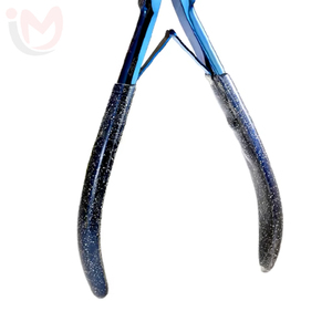 1000 Pcs Black 5*3*3mm Micro Ring <b>Beads</b> Same Silicone Color Inside Hair <b>Extensions</b> Braids Pliers Included - Product Image 3