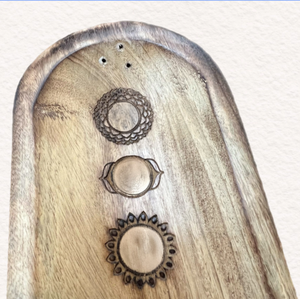 Bakhoor Bosidin- Mini quemador de incienso Oud de madera Diseño de mapa de Arabia Saudita con 10PCs 1,3mm Oud Sticks - Product Image 5