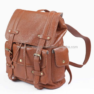 Sac à dos pour ordinateur portable en cuir véritable durable, imperméable, avec protection RFID, panneau solaire, USB, antivol, marron, capacité 30-40L, multi-compartiments - Product Image 3