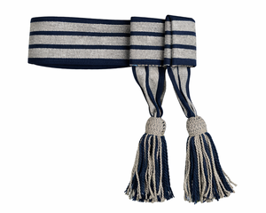 Ceinture de cérémonie bleu roi pour robe de fantaisie et accessoire d'uniforme formel - Product Image 1