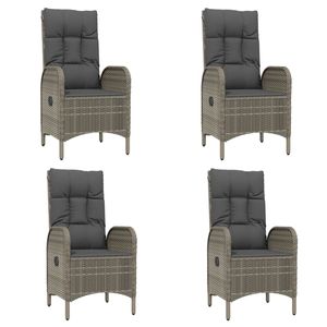 Conjunto de Comedor para Jardín en Gris - Product Image 4