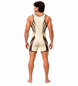 Combinaison de plongée sans manches pour homme, imprimé par sublimation, col rond, en spandex et nylon respirant, pour toutes les saisons, maillot de bain adulte - Product Image 2