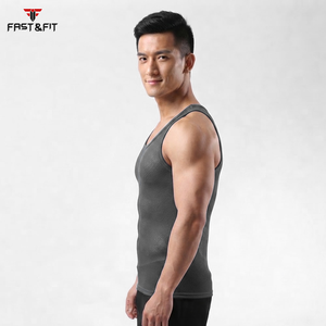 Factory Price Breathable Plain Dyed <b>Men</b> Sports Mesh Sleeveless Mesh <b>Singlets</b> <b>for</b> <b>Men</b> Transparent Vest <b>for</b> Sale - Product Image 3