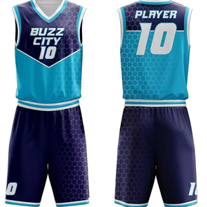 NOUVEAU Maillot de basket respirant avec logo personnalisé sur le devant et short sans manches 100 % polyester pour uniforme de basket masculin - Product Image 5