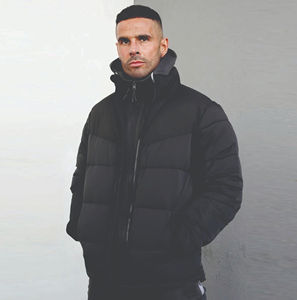 ODM Custom Men's Puffer <b>Jackets</b>, Made to Sample, Windproof & <b>Waterproof</b>, Plus Size Winter <b>Warm</b> Outerwear with High Quality - Product Image 3